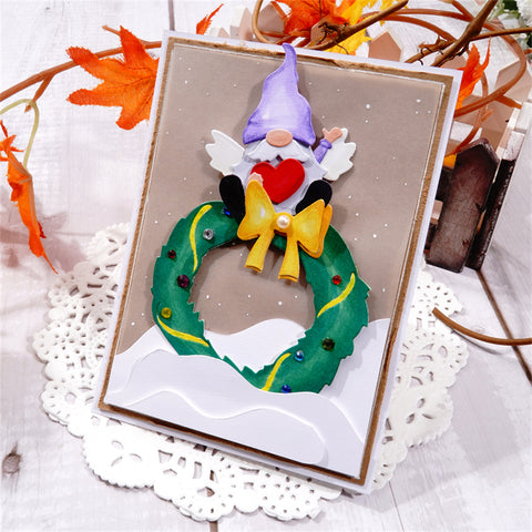 Inlovearts Gnome and Christmas Garland Cutting Dies