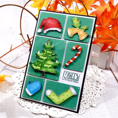 Inlovearts Christmas Theme Little Decor Metal Cutting Dies