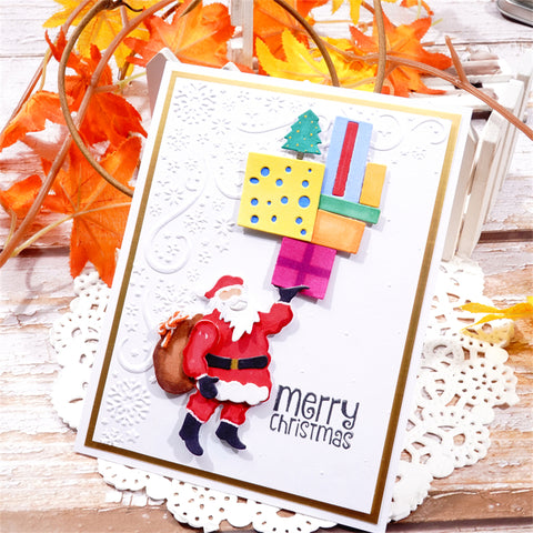 Inlovearts Santa Claus with Surprise Gift Cutting Dies