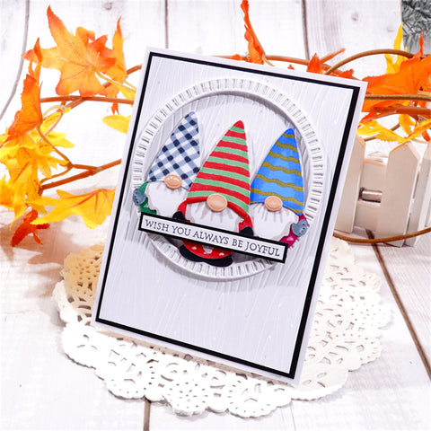Inlovearts Lovely Christmas Gnome Metal Cutting Dies