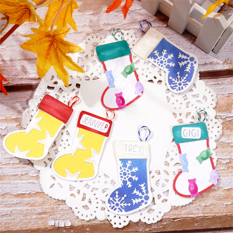 Inlovearts Christmas Stocking Metal Cutting Dies