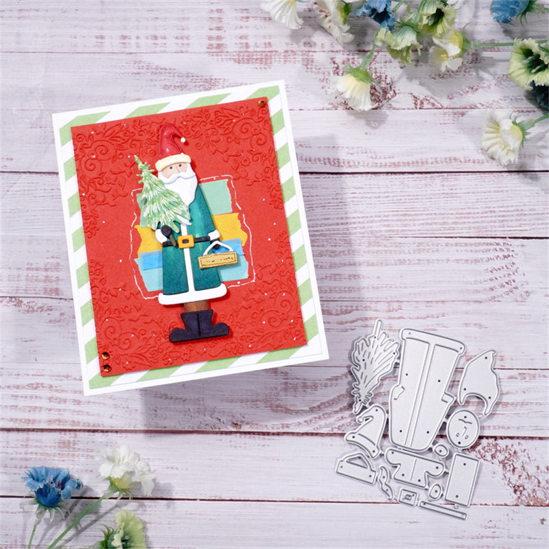 Inlovearts Santa Claus with Gifts Cutting Dies