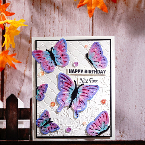 Inlovearts Creative Butterfly Combination Metal Cutting Dies