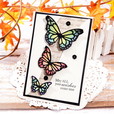 Inlovearts Butterfly Border Metal Cutting Dies