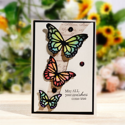 Inlovearts Butterfly Border Metal Cutting Dies