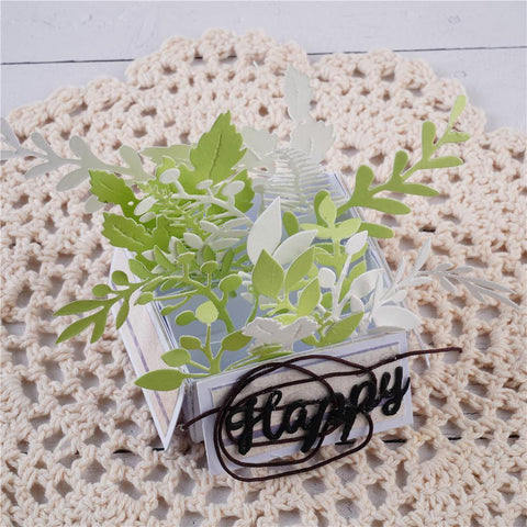 Inloveartshop Multiple Leaves Branches Nature Decor Cutting Dies