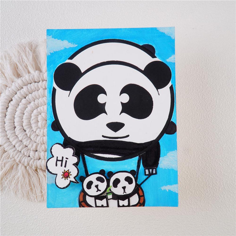 Inloveartshop Cute Panda Decor Cutting Dies