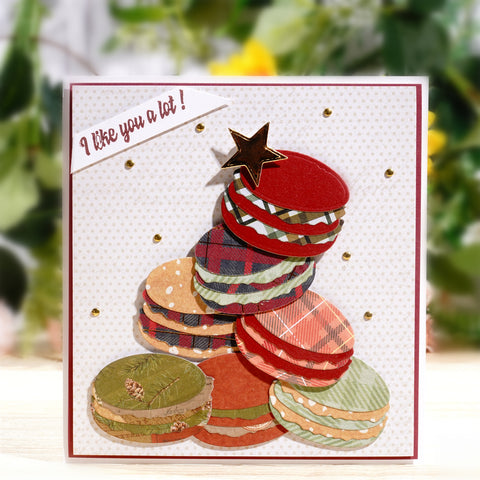 Inlovearts Delicious Macarons Metal Cutting Dies