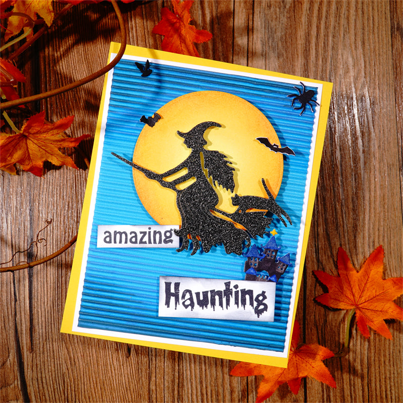 Inlovearts 3pcs Scary Halloween Witches Cutting Dies