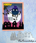 Tree and Village Scenes Dies - Inlovearts