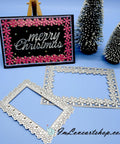 Snowflake Frame Dies - Inlovearts