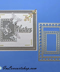 Hollow Heart Border Stackable Dies - Inlovearts