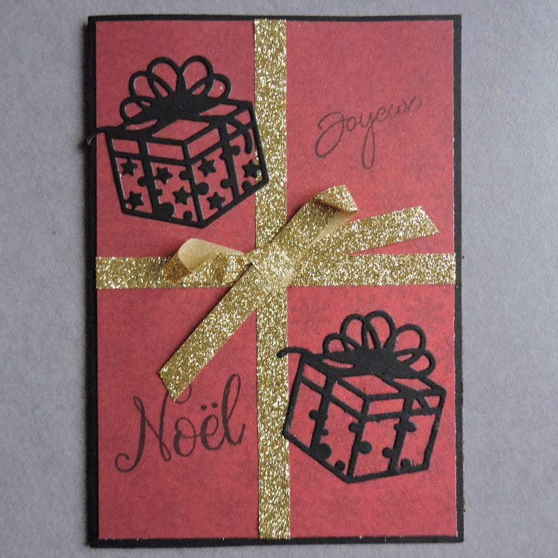 Christmas Gift Box Decor Dies - Inlovearts