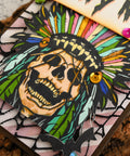 Happy Halloween Skull Stamps - Inlovearts