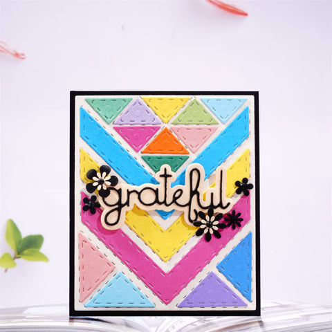 Inlovearts Diagonal Stripes Background Cutting Dies