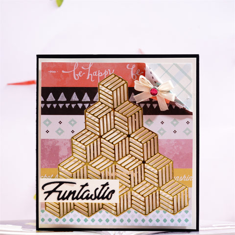 Inlovearts Geometrics Collection Background Board Cutting Dies