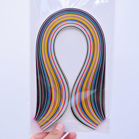 36 Colors 180 Strips Quilling Paper Strips Set 3mm/5mm/7mm/10mm