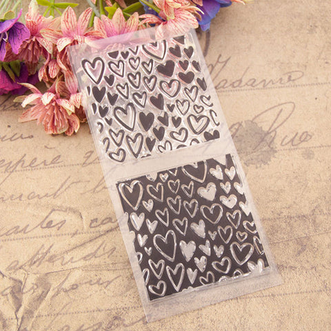 Inlovearts Hearts Clear Stamps