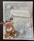 Rectangle Snowflake Corner Decor Frame Dies - Inlovearts