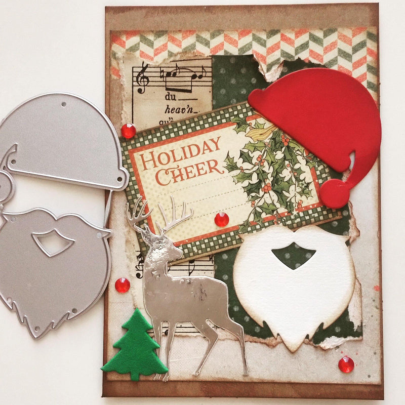 Inloveartshop Santa Claus Christmas Theme Cutting Dies