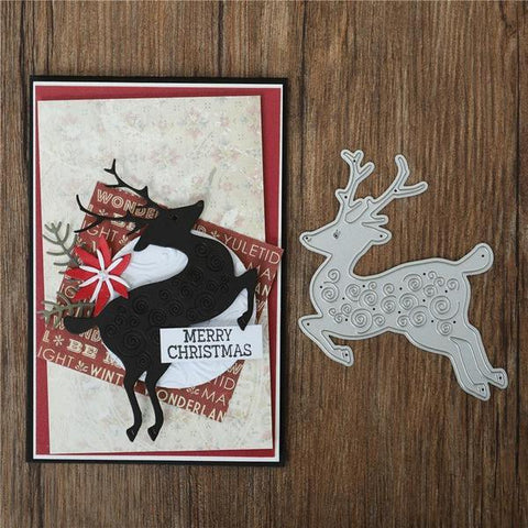 Inloveartshop Christmas Deer Christmas Theme Cutting Dies