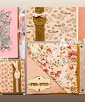 6 Inch Bronte Charm Flower Theme Background Pattern Paper<24 PCS> - Inlovearts