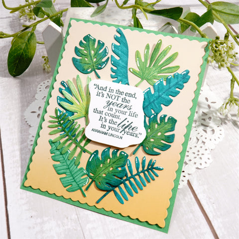 Inlovearts 6pcs Leaves Cutting Dies