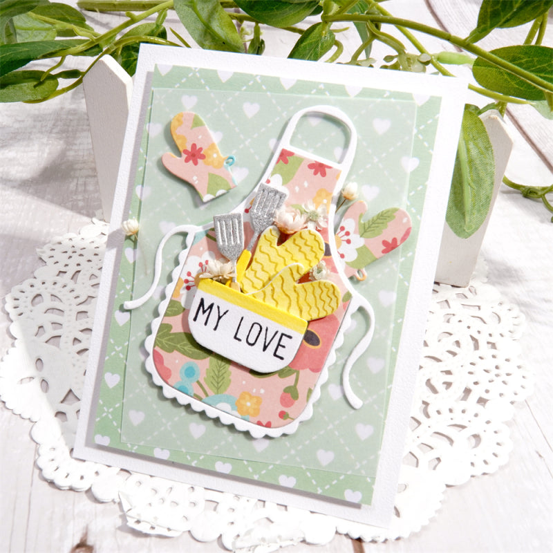 Inlovearts Apron Cutting Dies