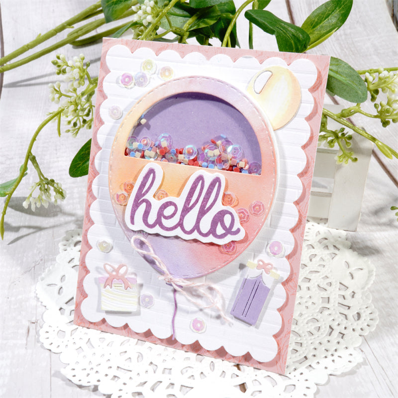 Inlovearts Balloon and Gift Box Cutting Dies