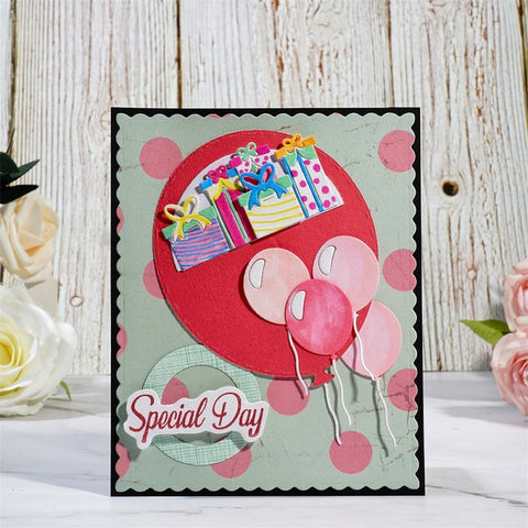 Inlovearts Balloon and Gift Box Cutting Dies