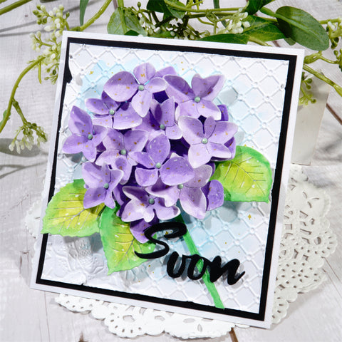 Inlovearts Beautiful Hydrangea Cutting Dies