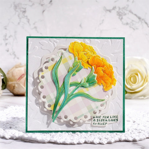 Inlovearts Blooming Carnation Cutting Dies