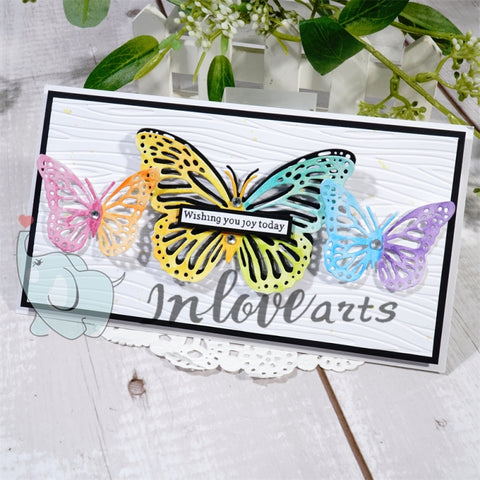 Inlovearts Elegant Butterfly Cutting Dies