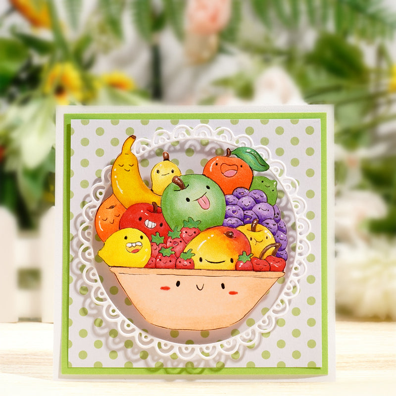 Inlovearts Fruit Basket Metal Cutting Dies
