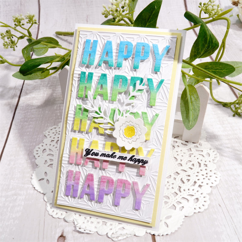 Inlovearts "HAPPY" Word Cutting Dies