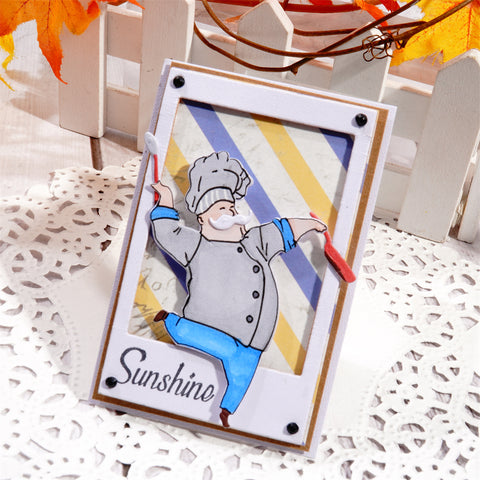 Inlovearts Happy Chef Metal Cutting Dies