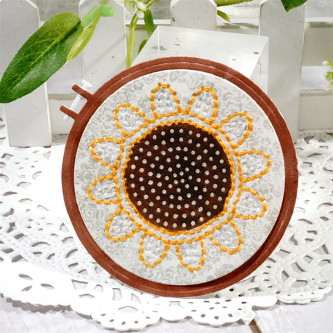 Inlovearts Knitted Sunflower Cutting Dies