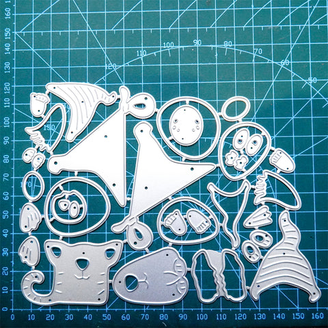 Inlovearts Little Gnomes Babies Metal Cutting Dies