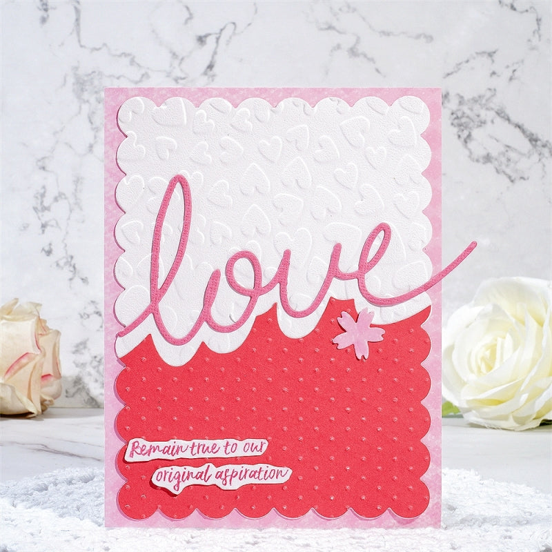 Inlovearts Love Word Cutting Dies