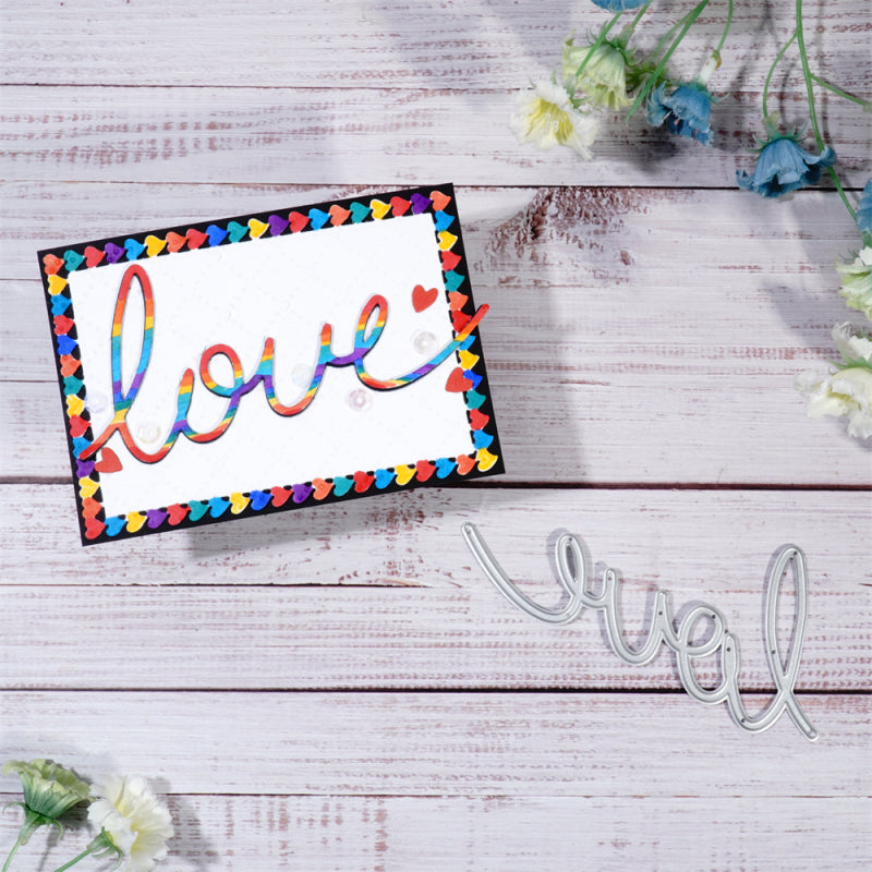 Inlovearts Love Word Cutting Dies