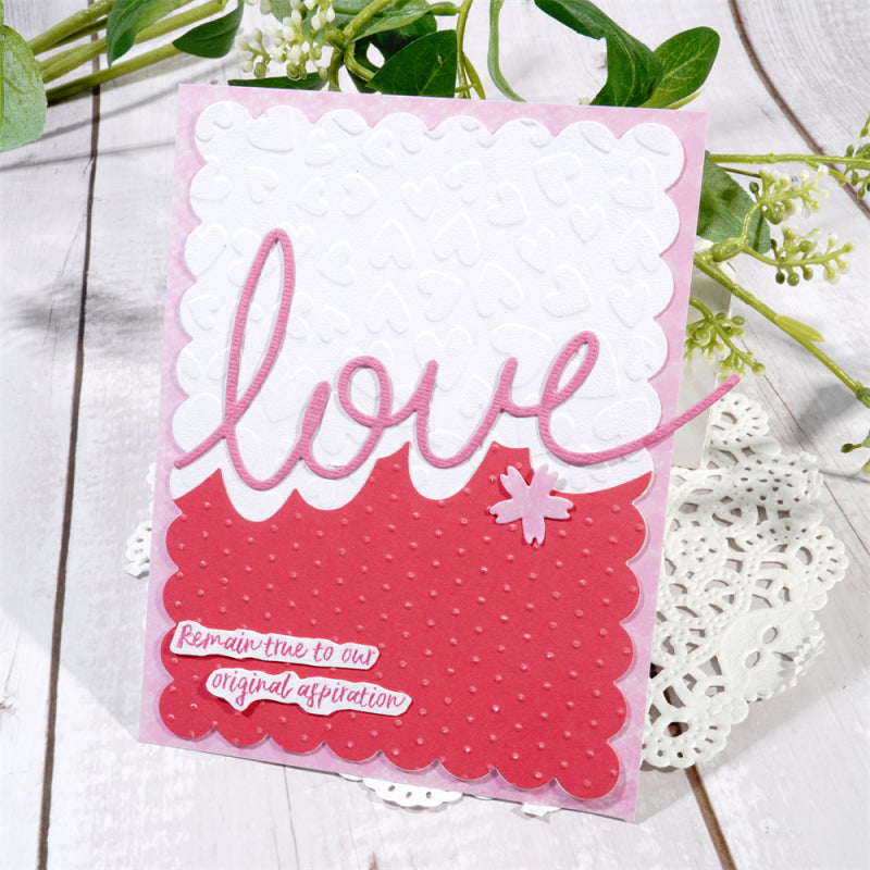 Inlovearts Love Word Cutting Dies