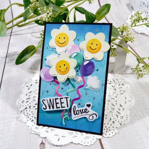 Inlovearts Lovely Flower Balloon Cutting Dies