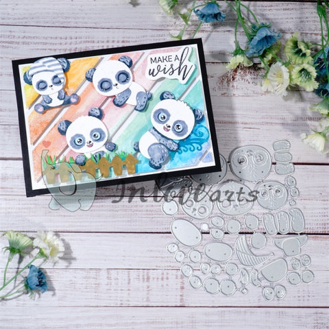 Inlovearts Lovely Panda Cutting Dies