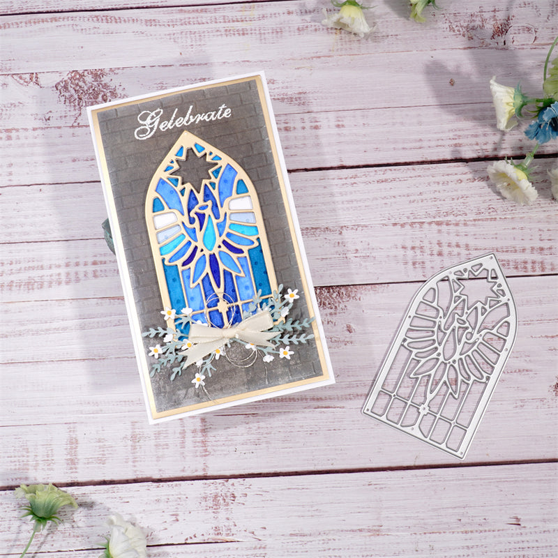 Inlovearts Mucha Style Window Metal Cutting Dies