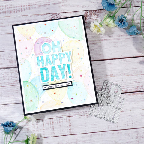 Inlovearts "OH HAPPY DAY!" Word Cutting Dies