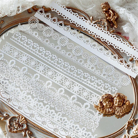 DIY Scrapbooking Lace Paper - Inlovearts