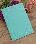 Dot Border Plastic Embossing Folder - Inlovearts