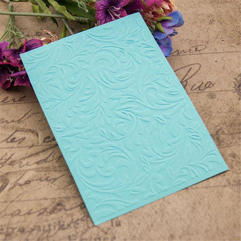 Flowers Branches Plastic Embossing Folders for Card Making Flower