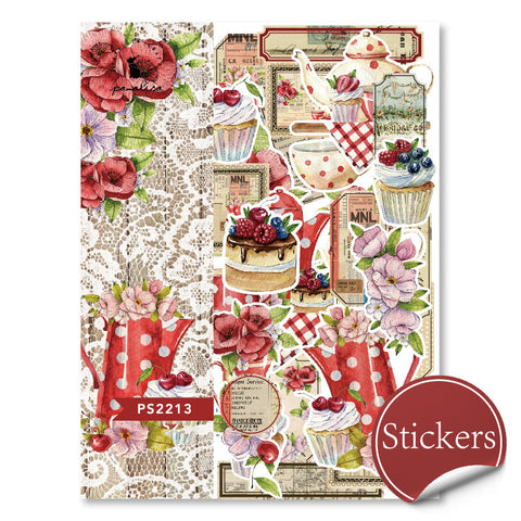 Leisurely Afternoon Tea Stickers (51pcs)