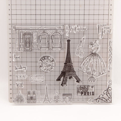 Inlovearts Paris Style Clear Stamps